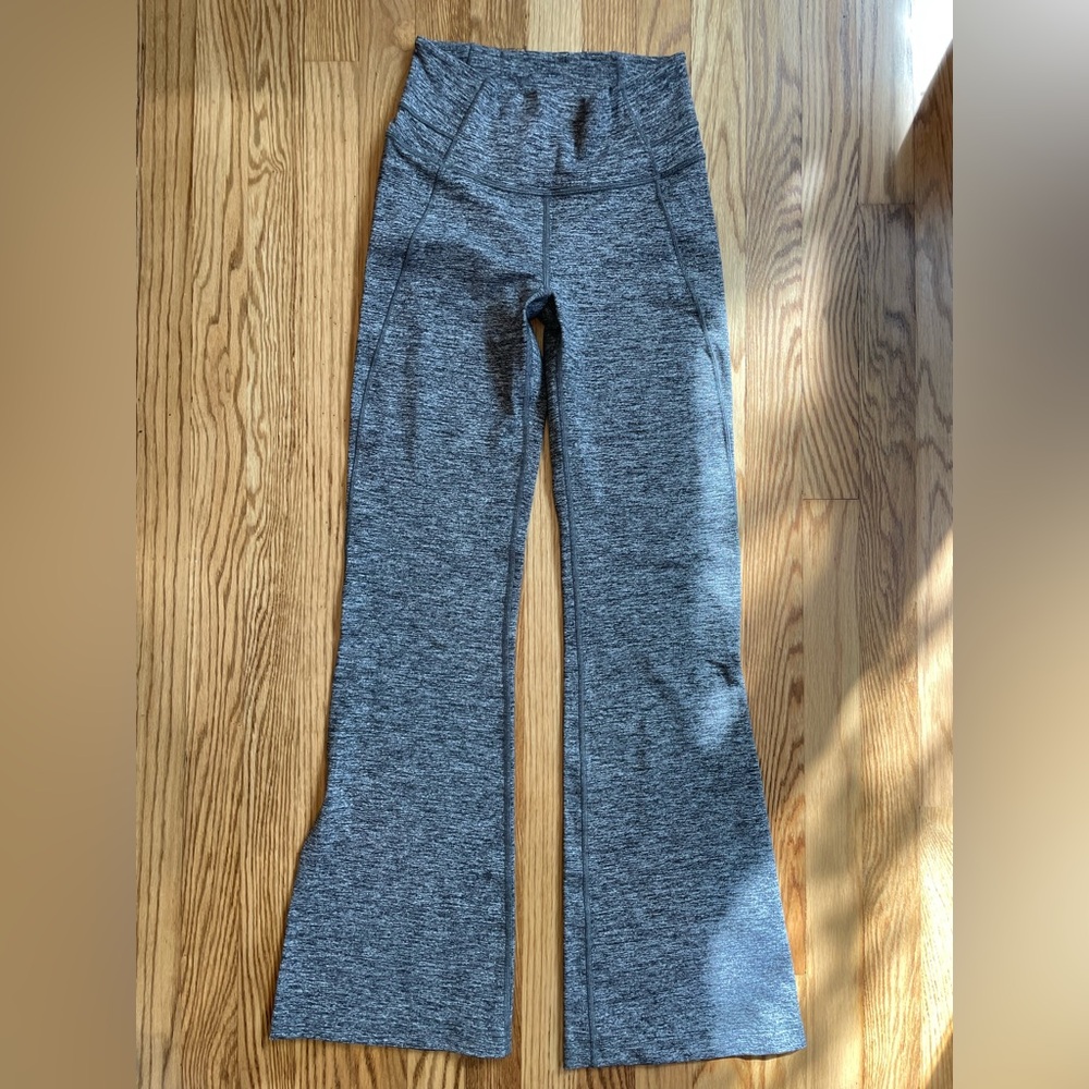 Lululemon Women’s Wide Leg Heather Greg Leggings